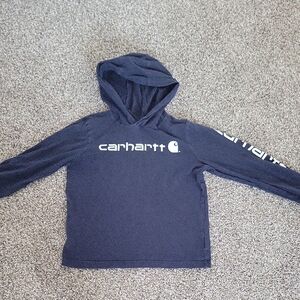 Boys Carhartt Hooded Long Sleeve Shirt